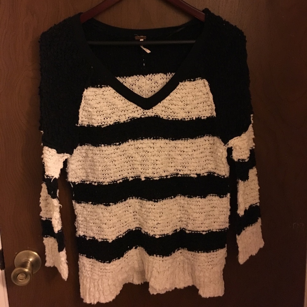 Free People Stripe Songbird Pullover - image 5